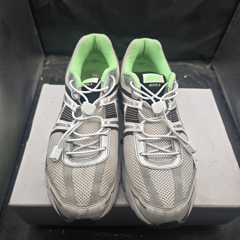 Nike Green Lined Athletic Sneaker with Black Tongue